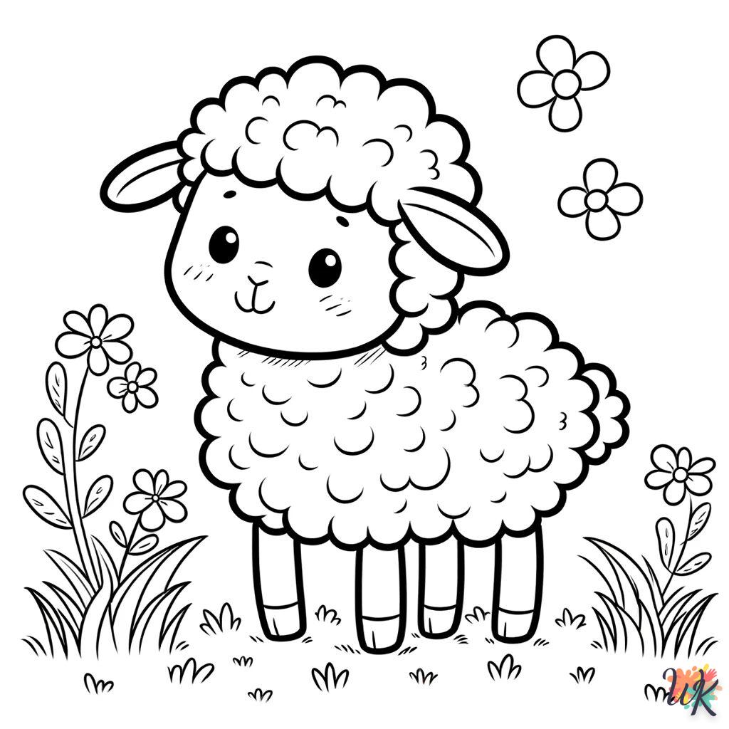 Pecora 11 Disegni da Colorare Pecora 9